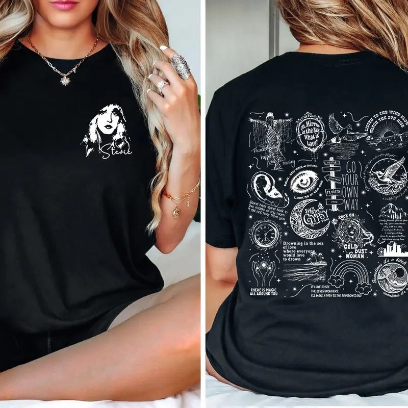 Stevie Nicks Songs 2 Sides Shirt Stevie Nicks Shirt T-Shirts