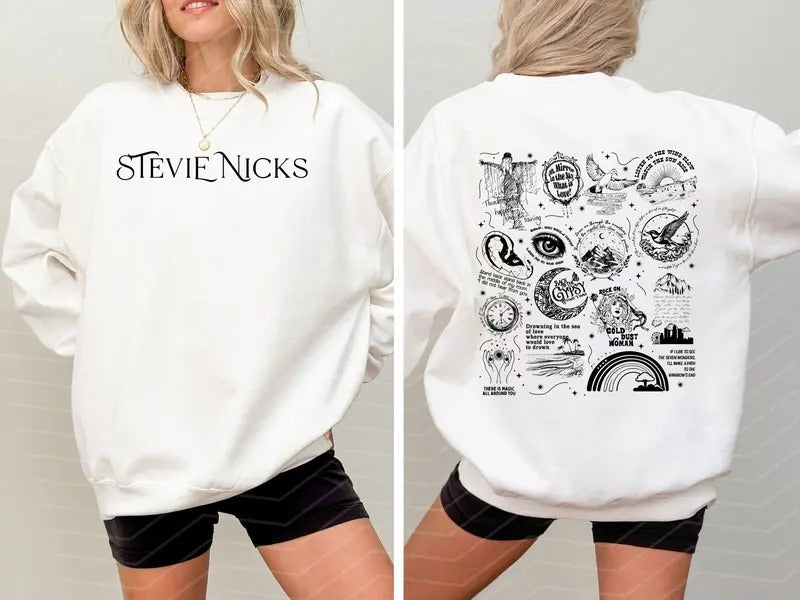 Stevie Nicks Tracklist 2 Sides Shirt Stevie Nicks Shirt T-Shirts