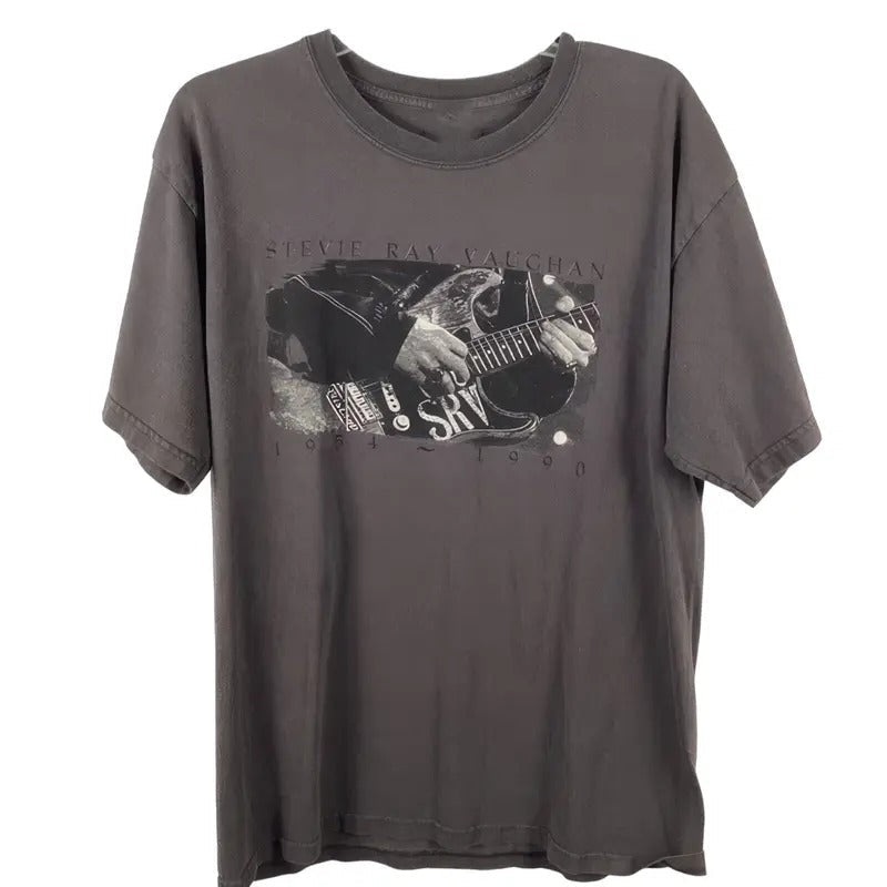 Stevie Ray Vaughan Charcoal Tone 2001 Guita T-Shirts