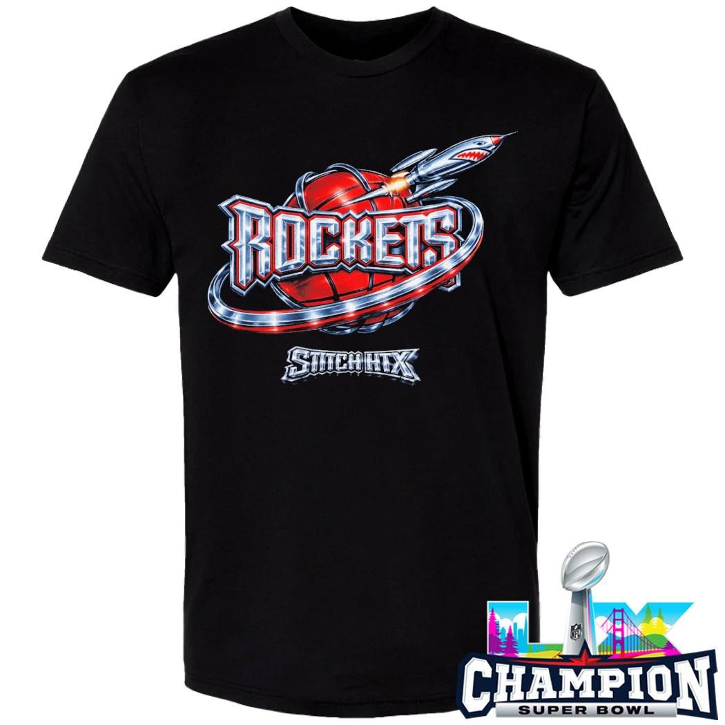 Stitch Houston Chrome Retro Rkts Standard Shirt