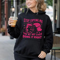Stop Copying Me You'Re Not Even Doing Right Funny Casual Street Fleece Fabric Perfect T-Shirts
