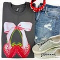 Strawberry Bow Coquette T-Shirts