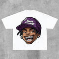 Street Trend Cartoon Graffiti Big Head Cotton T-Shirts