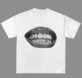 Streetwear Y2K Grill Lip Mouth Retro T-Shirts