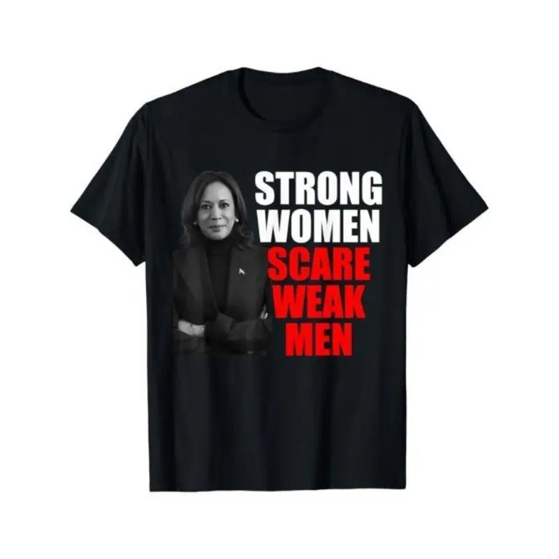 Strong Scare Weak Kamala Harris President 2024 Made USA T-Shirts