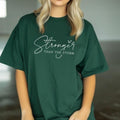Stronger Than Storm DRG Boho Seft Care Inspirational Christian DRG Wompwompmrcomershirt T-Shirts