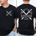 Stronger Together Pure Cotton Casual Street Crew Neck Short Tops T-Shirts