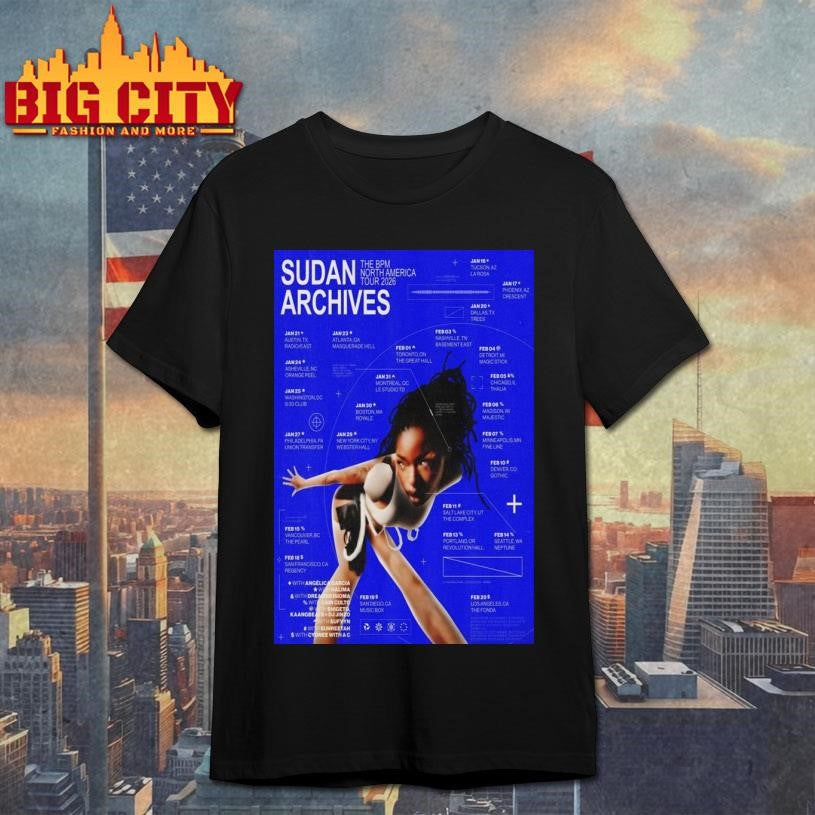 Sudan Archives The BPM North America Tour 2026 Poster Shirt