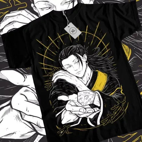 Suguru Geto Jujutsu Kaisen Shirt Getou Jjk Anime Black Shirt All Size T-Shirts