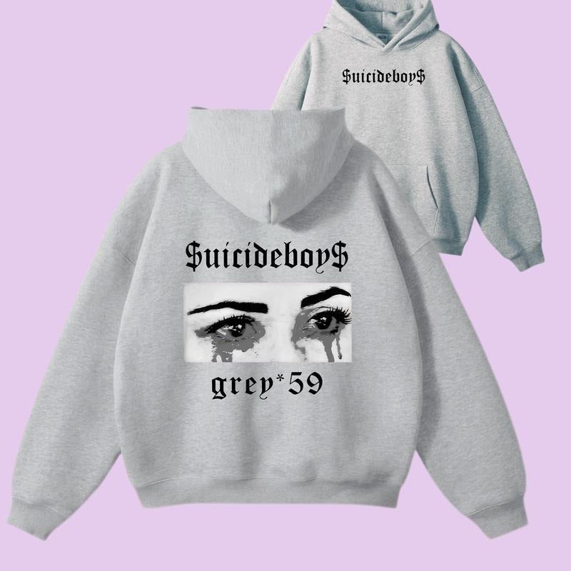 Suicideboy & 2 Sides Rap Music Outdoorsmen High Quality Printing T-Shirts