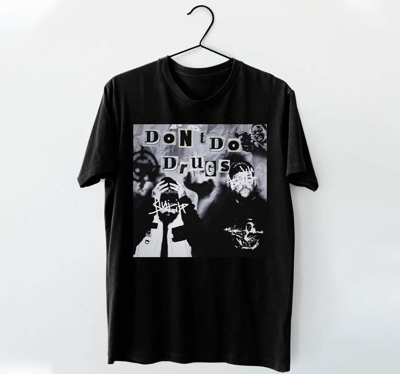 Suicideboys Dont Do Grugs Grey Day Shirt Hiphop Suicideboys Vintage Shirt Suicideboys G59 Tour Shirt Suicide Short Sleeve Shirt Anniversary T-Shirts