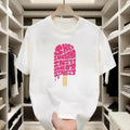 Summer Ice Cream Lettering Beach & City Walks T-Shirts