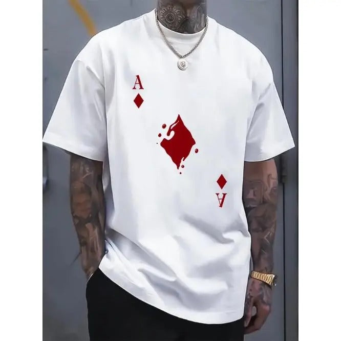 Summer Casual Short Sleeve Print Shirt Comfortable Breathable Soft Relaxed Fit Outdoor Activities Made USA T-Shirts