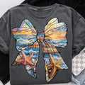 Summer Coastal Ocaen Coquette Girly Bow Shirt Beach Summer Coastal Girly Summer Girly Coquette Bow Her T-Shirts
