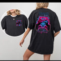 Summer Night Whip Lights Loose Fitting Cotton T-Shirts