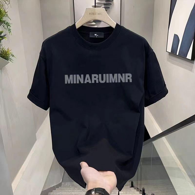 Summer Brand Pure Cotton Short Sleeve Loose Fit Versatile Japanese Retro Half Sleeve T-Shirts