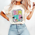 Summer Dalmatian Dots Summer Bright Doodle Lake Days Hello Summer Beach T-Shirts