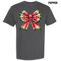 Summer Watermelon Bow Comfort Colors 'NLB' T-Shirts