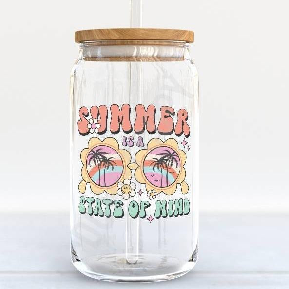 Summer Is State Mind Libby Glass T-Shirts