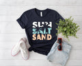 Sun Sand Salt Beach Shirt Beach Shirts Summer Vacation Shirts D Beach Shirt T-Shirts