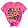 Sunrise Sunburn DTF Transfers THIS IS NOT SHIRT T-Shirts