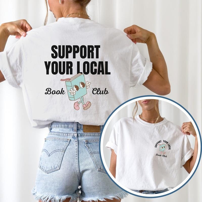 Support Your Local Book Club Shirt Born Read Shirt Romance Reader Cowgirl Book Lover Shirt Retro Book IG3MK T-Shirts