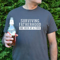 Surviving Fatherhood Dad Dad Beer T-Shirts