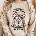 Surviving Holidays One Meltdown Time . Relaxed T-Shirts
