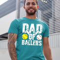 Funny Dad Ballers Baseball Softball Shirt Sports T-Shirts