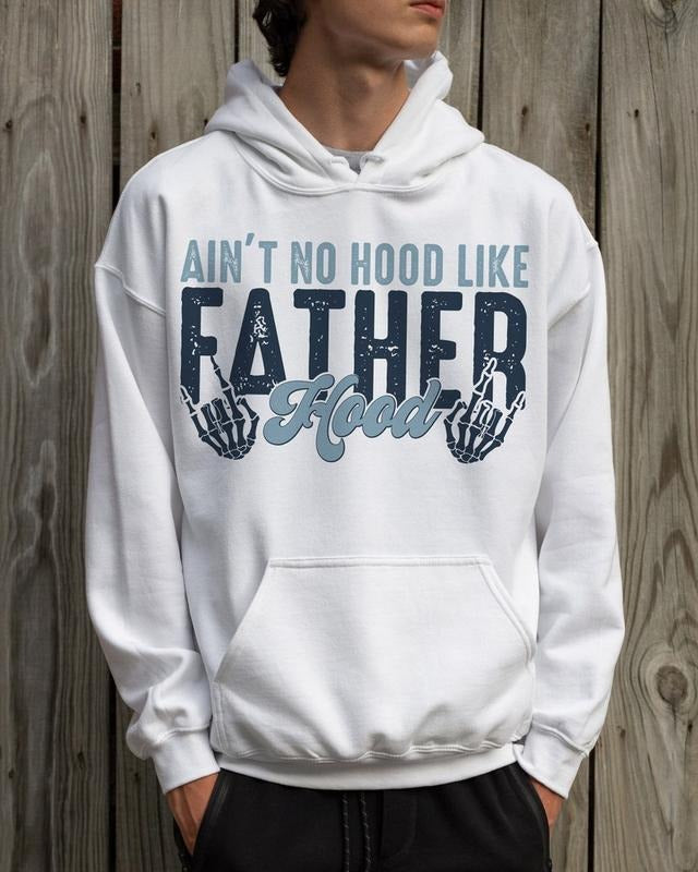 Ain'T No Hood Like Fatherhood Shirt Rocker Dad Skull Shirt Beer Cool Dad Best Dad Ever T-Shirts
