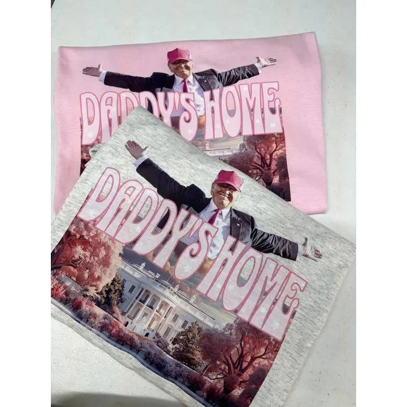 Daddys Home Top Round Neck T-Shirts