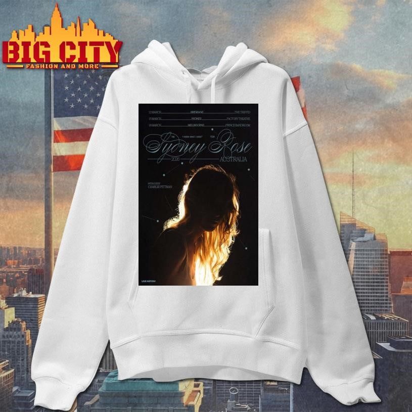 Sydney Rose Tour Australia 2026 Poster Shirt