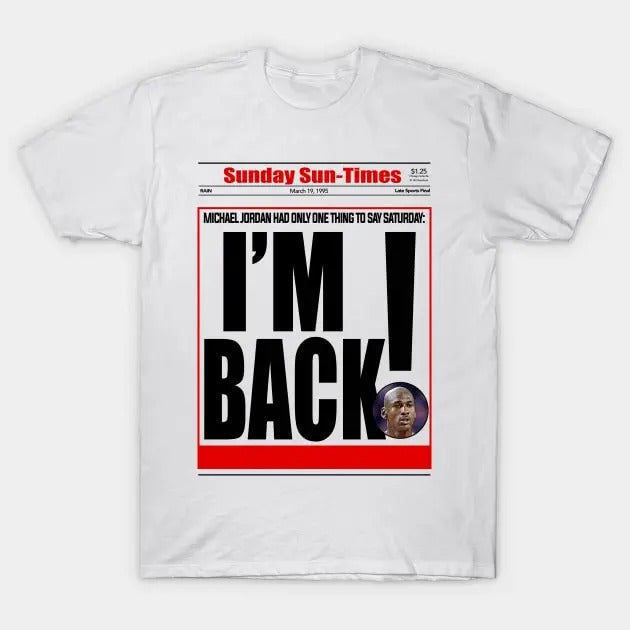 Kobe I'M Back Menswear Top T-Shirts
