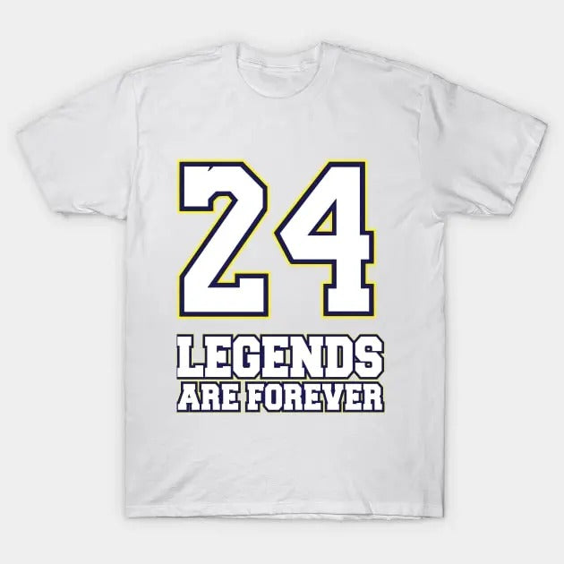 Kobe Kobe Bryant 24 Casual Cotton T-Shirts