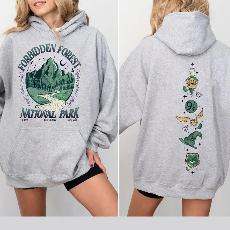 National Park Wizard 2 Sides 100% Cotton T-Shirts