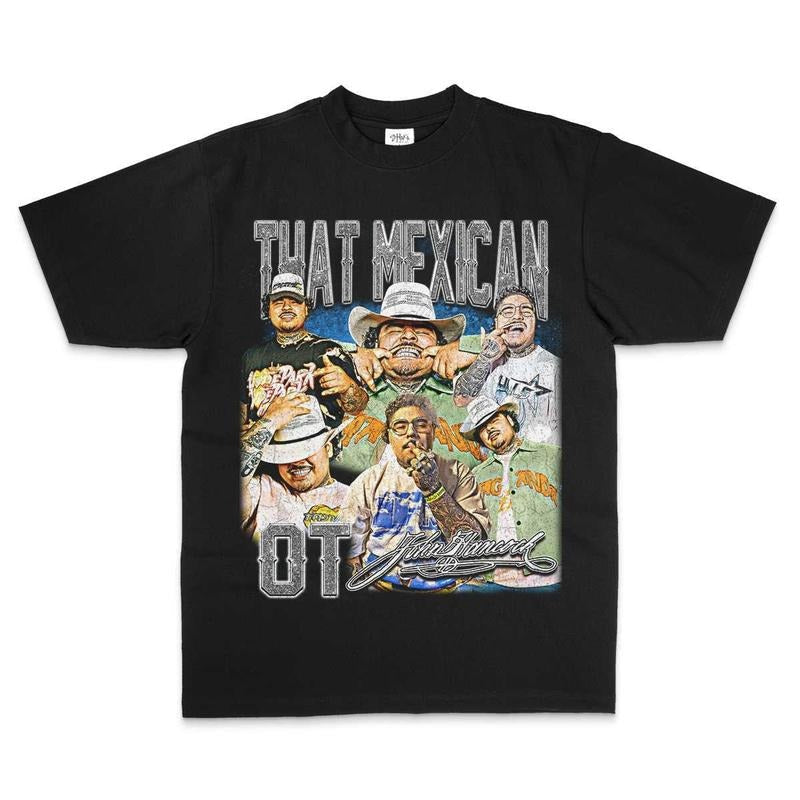 THAT MEXICAN OT Shirt Vintage Distressed V2 Shaka Heavy Weight High Quality Texas Rap Casual Classic Cotton Fabric T-Shirts