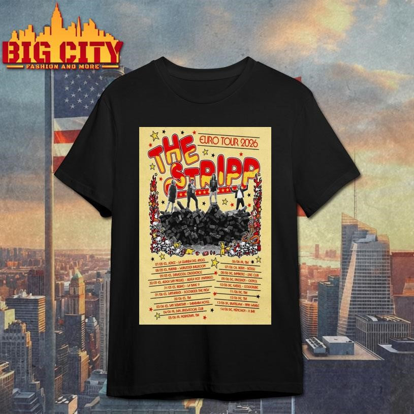 THE STRIPP European Tour 2026 Poster Shirt