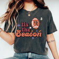 TIS SEASON FOOTBALL SHIRT (COMFORT COLORS CAUSAL SHIRT FALL ) Cotton Fabric T-Shirts