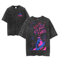TV Girl Who Really Cares Indie Pop Band Tour Shirt Vaporwave Streetwear Washed Black Music Fan T-Shirts