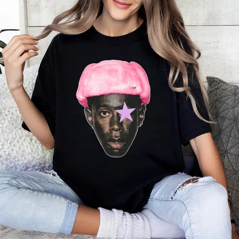 TYLER CREATOR Pink Cotton T-Shirts