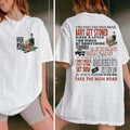 Take High Road Both Sides Koe Western Country Music Shirt Y2k T-Shirts