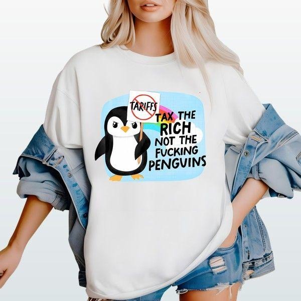 Tax Rich Not Penguins Hiphop Him T-Shirts