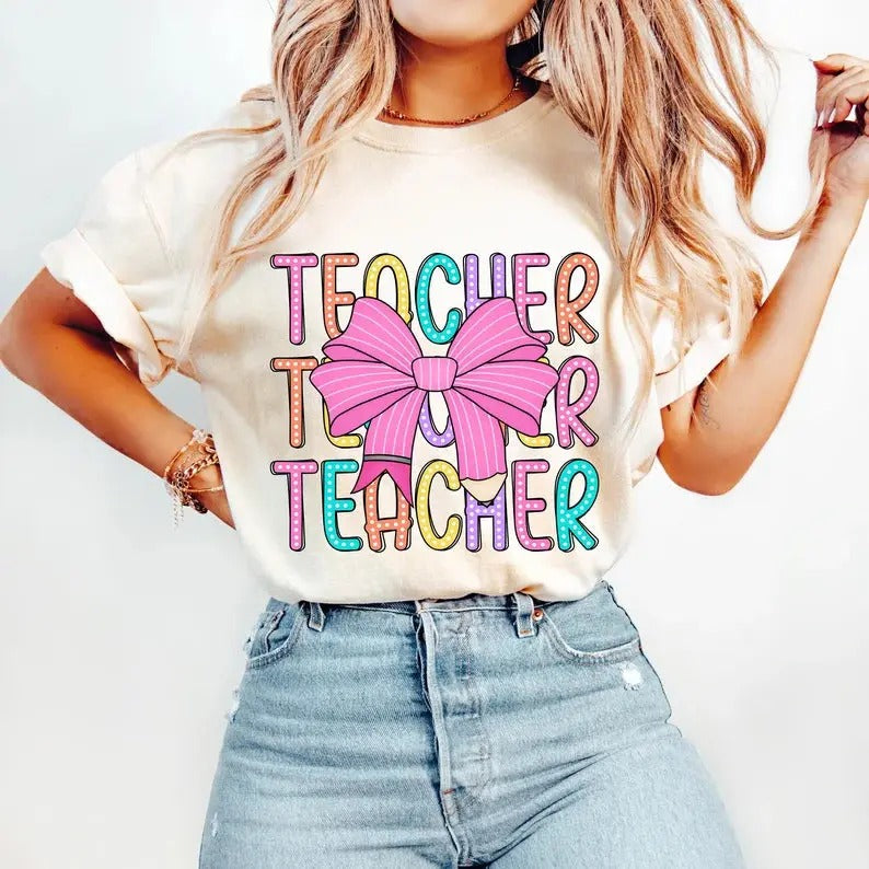 Teacher Bow T-Shirts