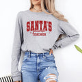 Teacher Shirt Santa'S Favorite Teacher Shirt Soft Short Sleeve Long Sleeve Shirt T-Shirts