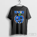 Teacher Teach Love Inspire Teaching Is A Work Of Heart Blue Jays Shirt