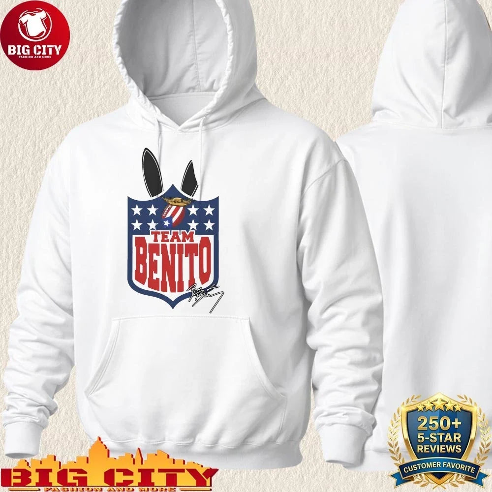 Team Benito Bunny logo signature Shirt