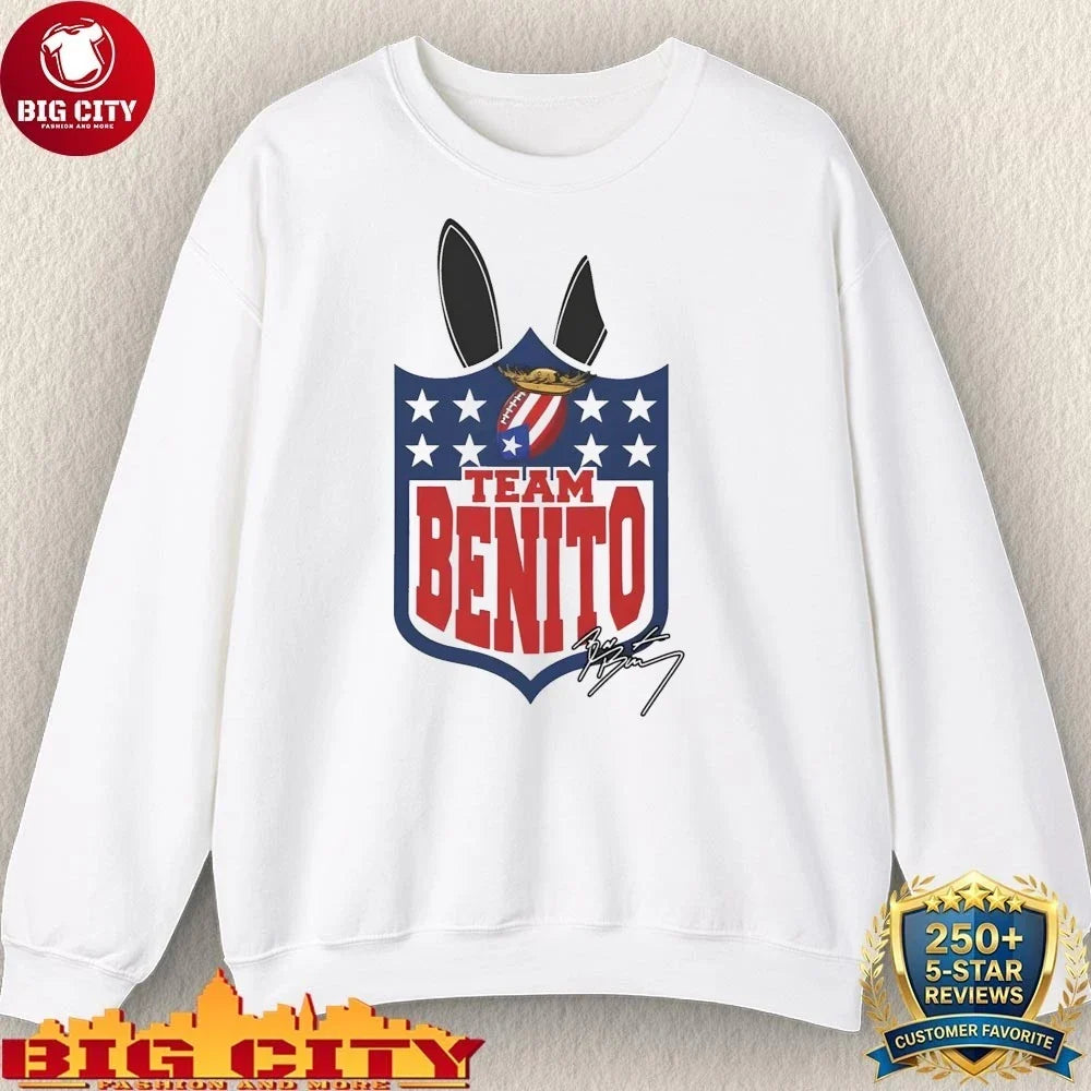 Team Benito Bunny logo signature Shirt