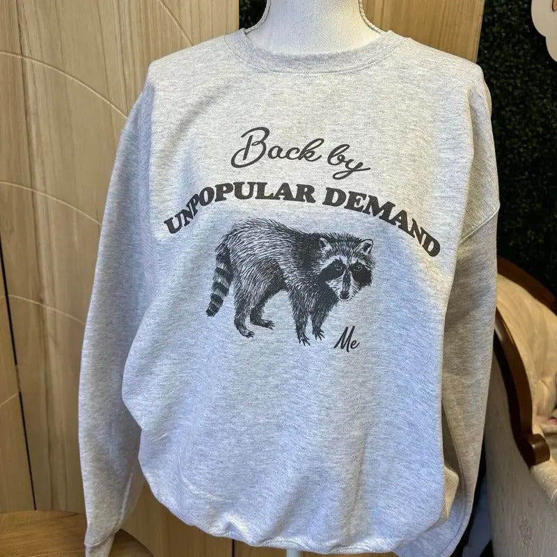 Back Unpopular Demand Me Trash Panda T-Shirts