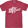 Luv X Comfort Colors Distressed Dr Pepper Logo Brick Red T-Shirts