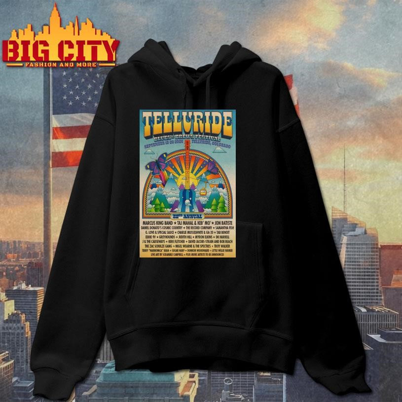 Telluride Blues And Brews Festival Telluride, CO 9_18-9_20_2026 Poster Shirt